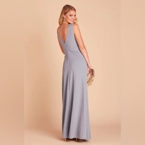 Birdy grey dusty blue shamin dress
